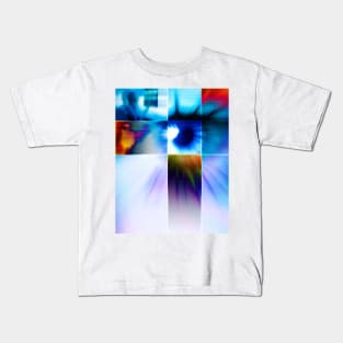 Biometric eye scan (T980/0336) Kids T-Shirt